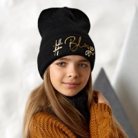 Detské čiapky zimné dievčenské - model - 2/732